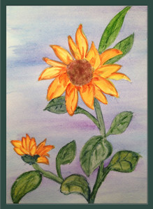 Sunflower framedE